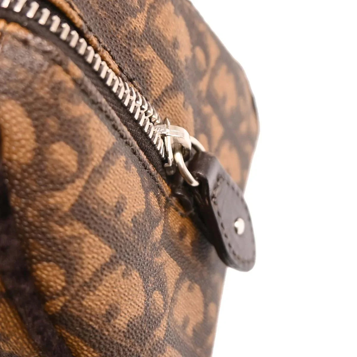 Christian Dior Brown PVC Trotter Romantic Handbag