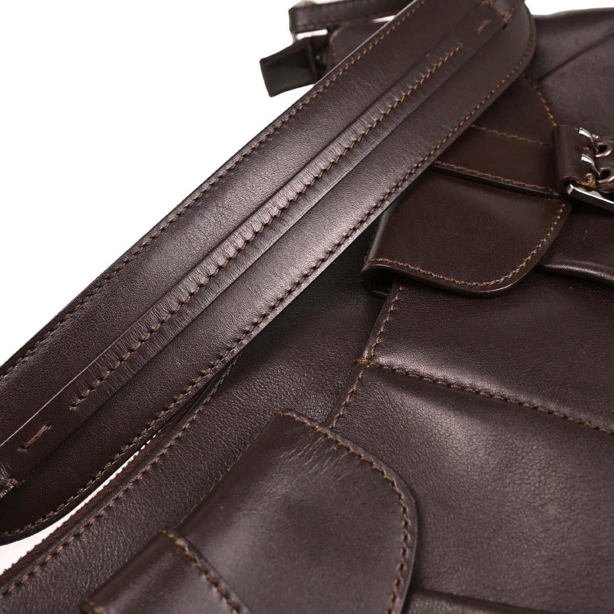 Christian Dior 2002 Brown Leather Handbag