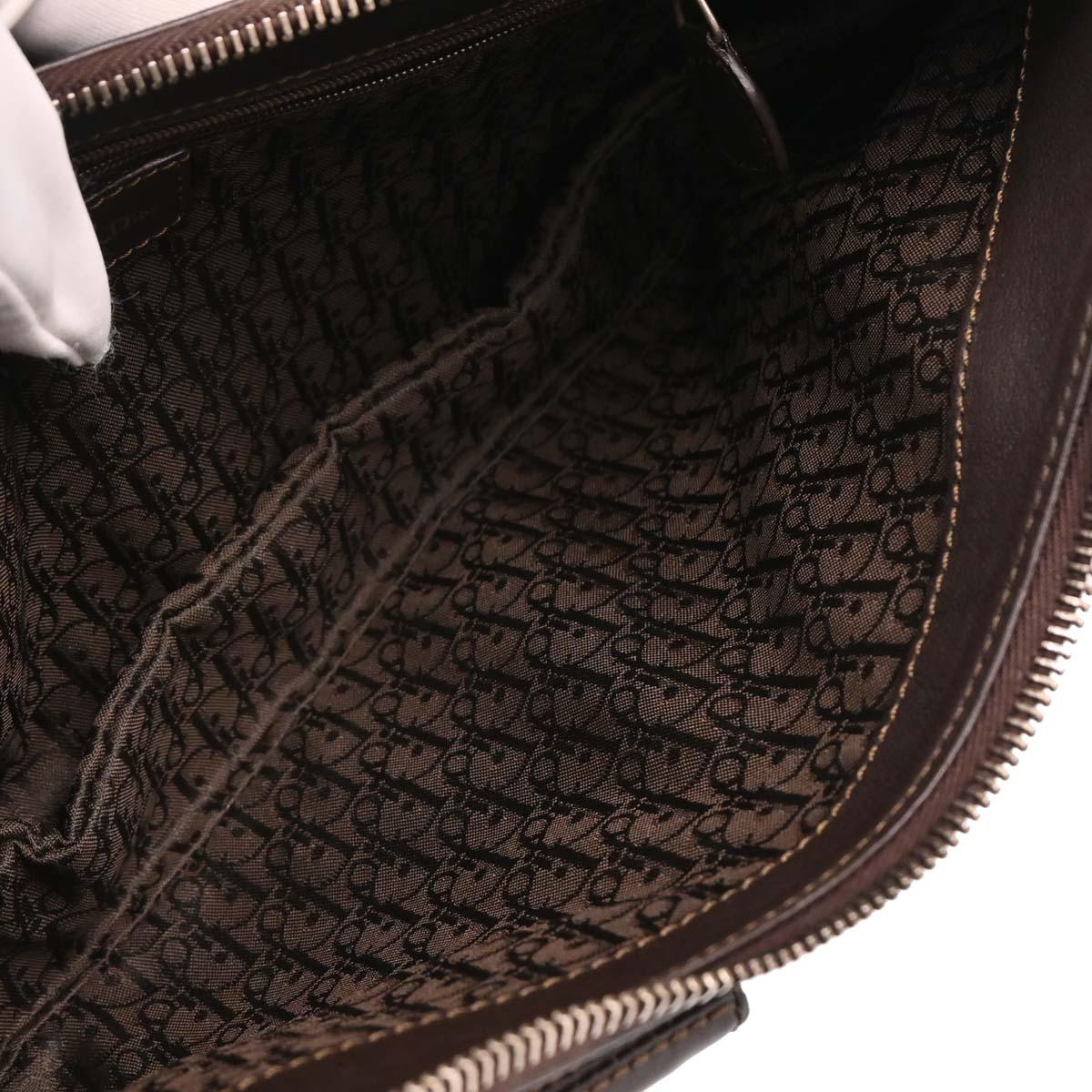 Christian Dior 2002 Brown Leather Handbag