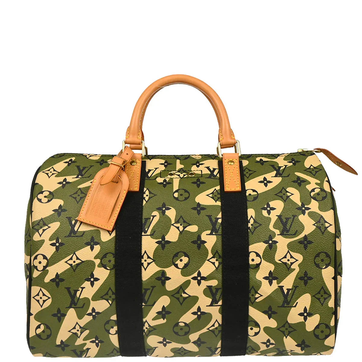 Louis Vuitton 2008 Green Monogramouflage Speedy 35 Handbag M95773