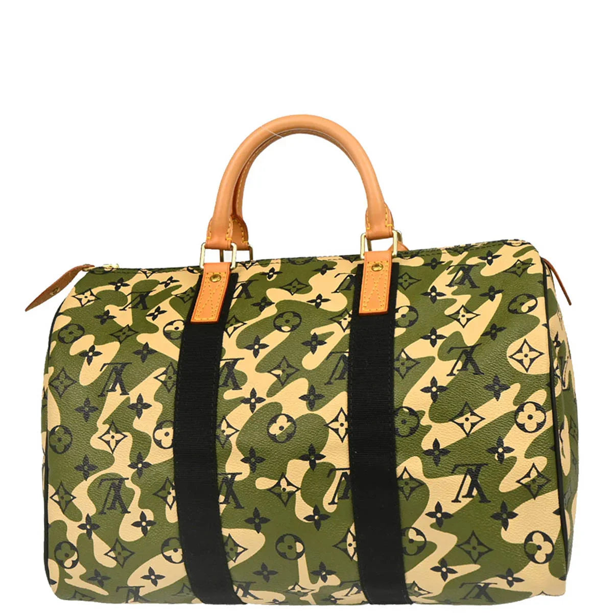 Louis Vuitton 2008 Green Monogramouflage Speedy 35 Handbag M95773