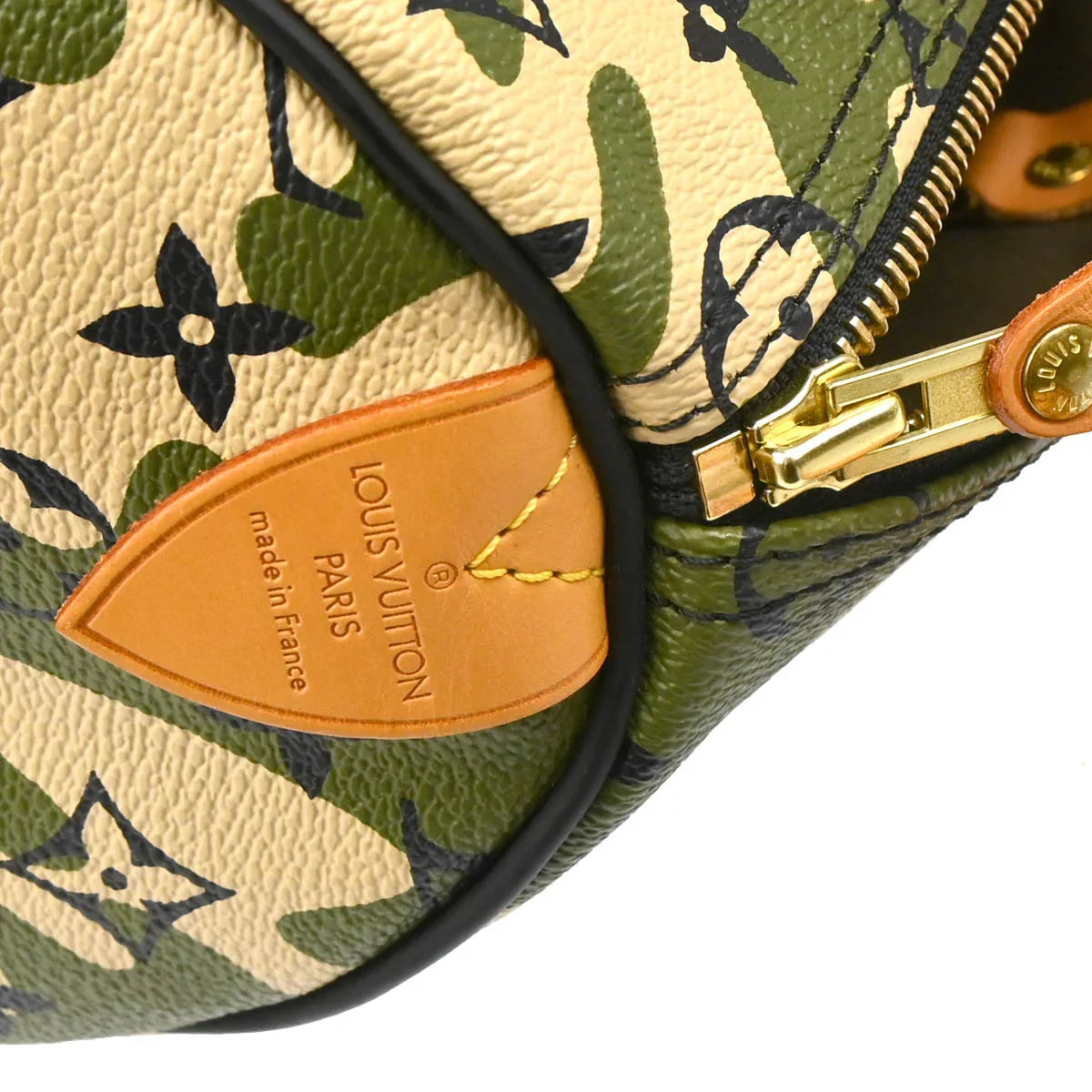 Louis Vuitton 2008 Green Monogramouflage Speedy 35 Handbag M95773