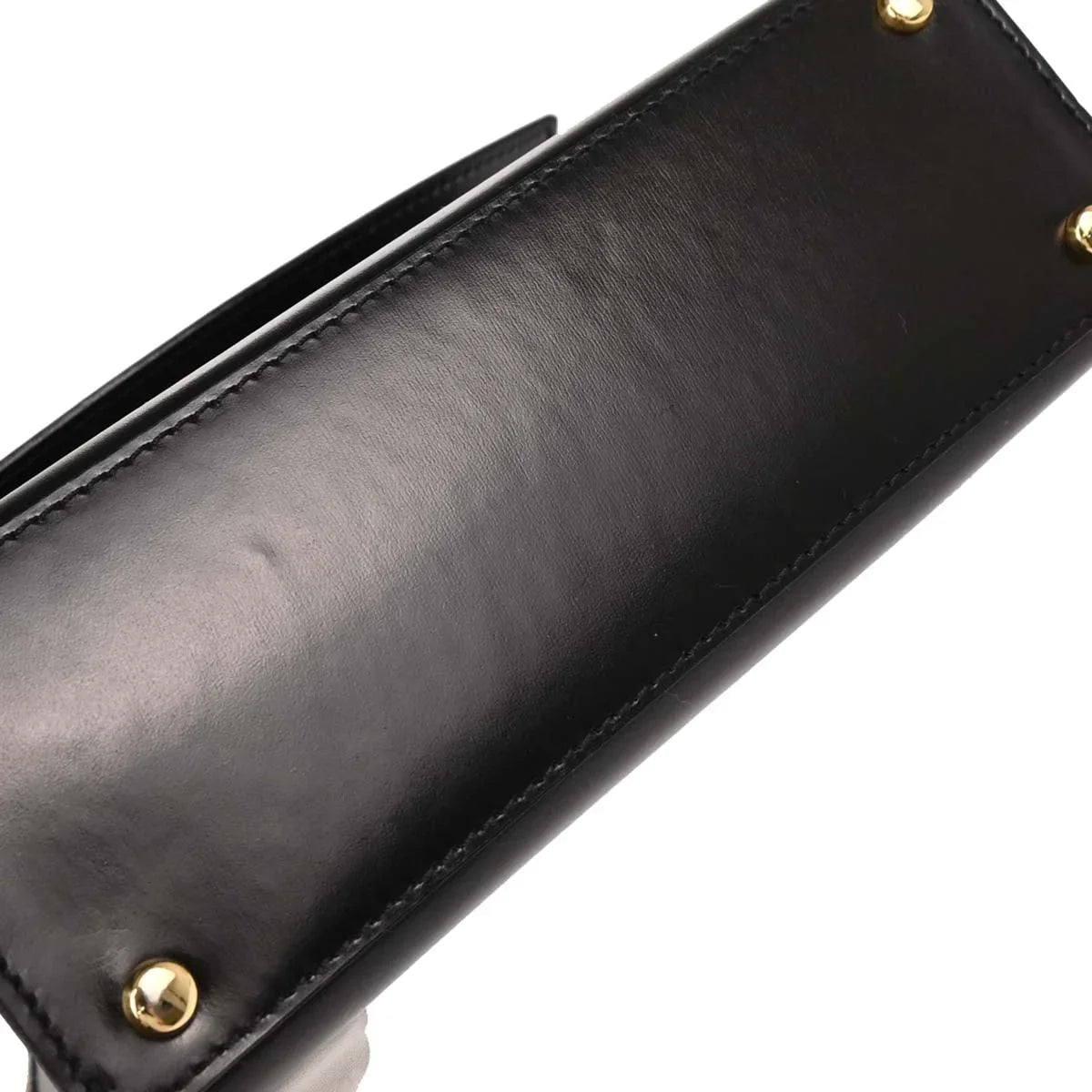 Celine Black Leather 2way Shoulder Handbag