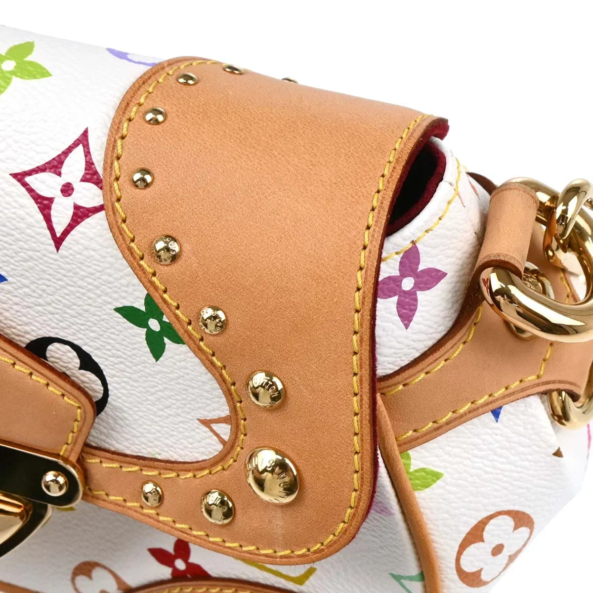 Louis Vuitton 2008 White Monogram Multicolor Marilyn Handbag M40127