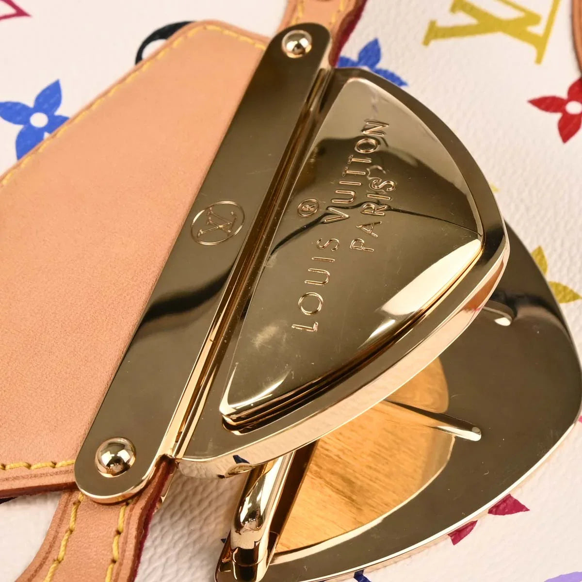 Louis Vuitton 2008 White Monogram Multicolor Marilyn Handbag M40127
