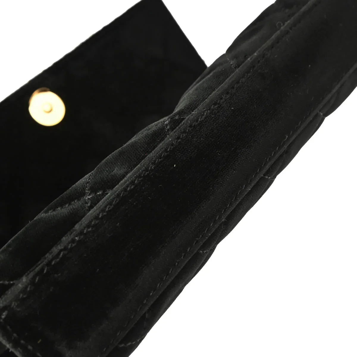 Chanel 2002-2003 Black Velvet Chain Handbag