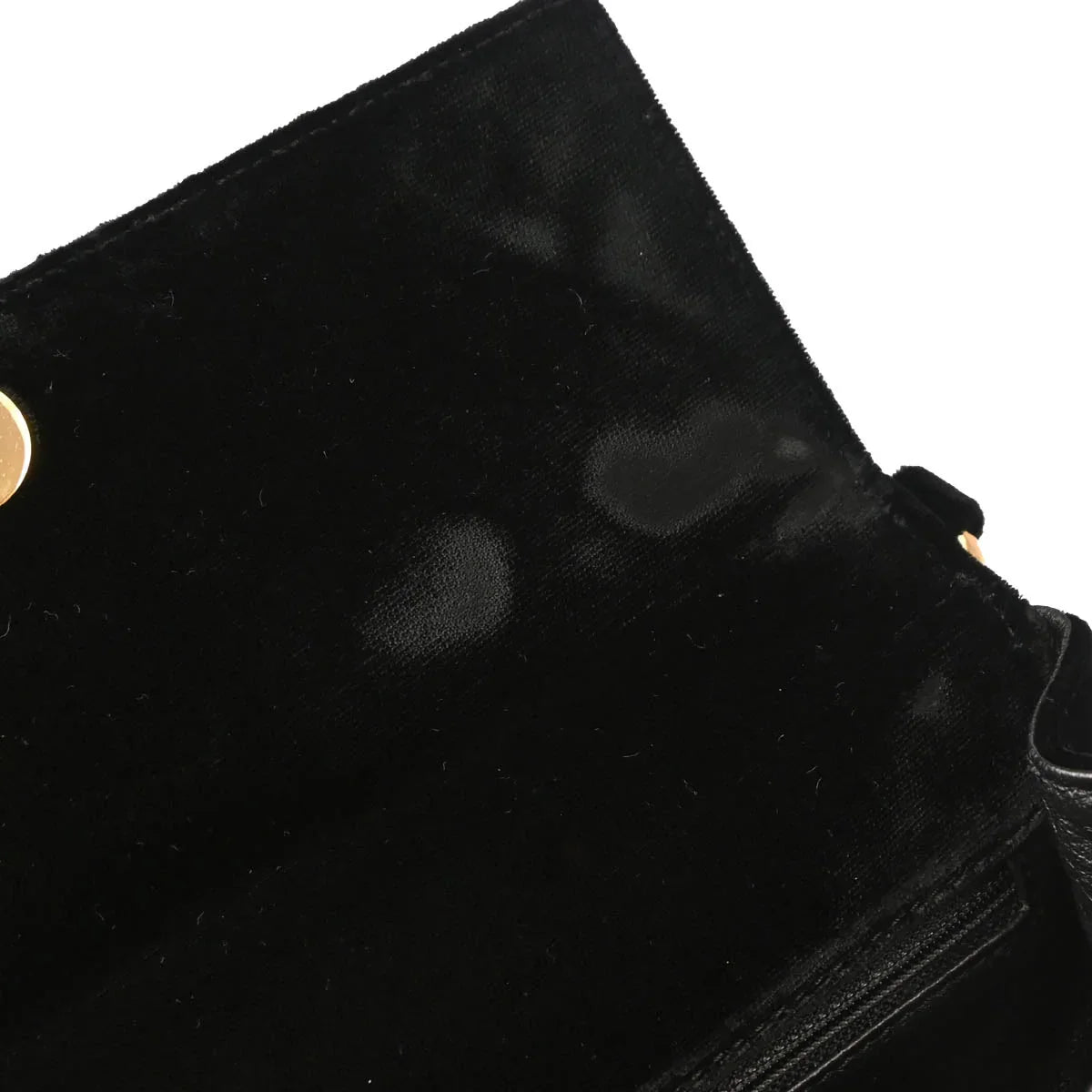 Chanel 2002-2003 Black Velvet Chain Handbag