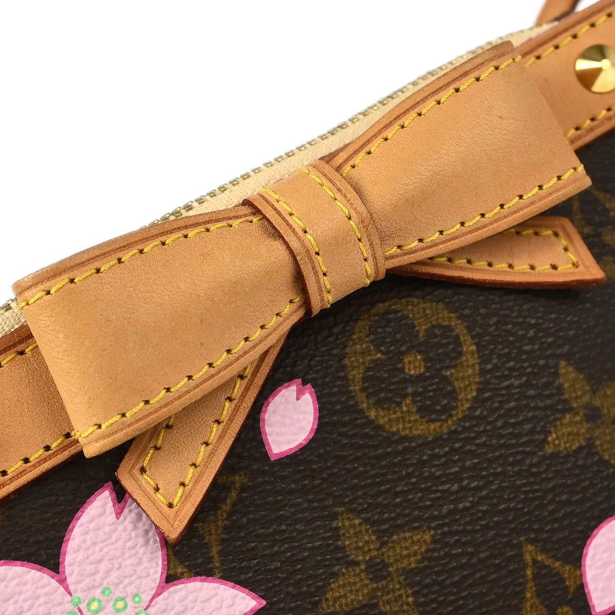 Louis Vuitton 2003 Cherry Blossom Pochette Accessoires Handbag M92006
