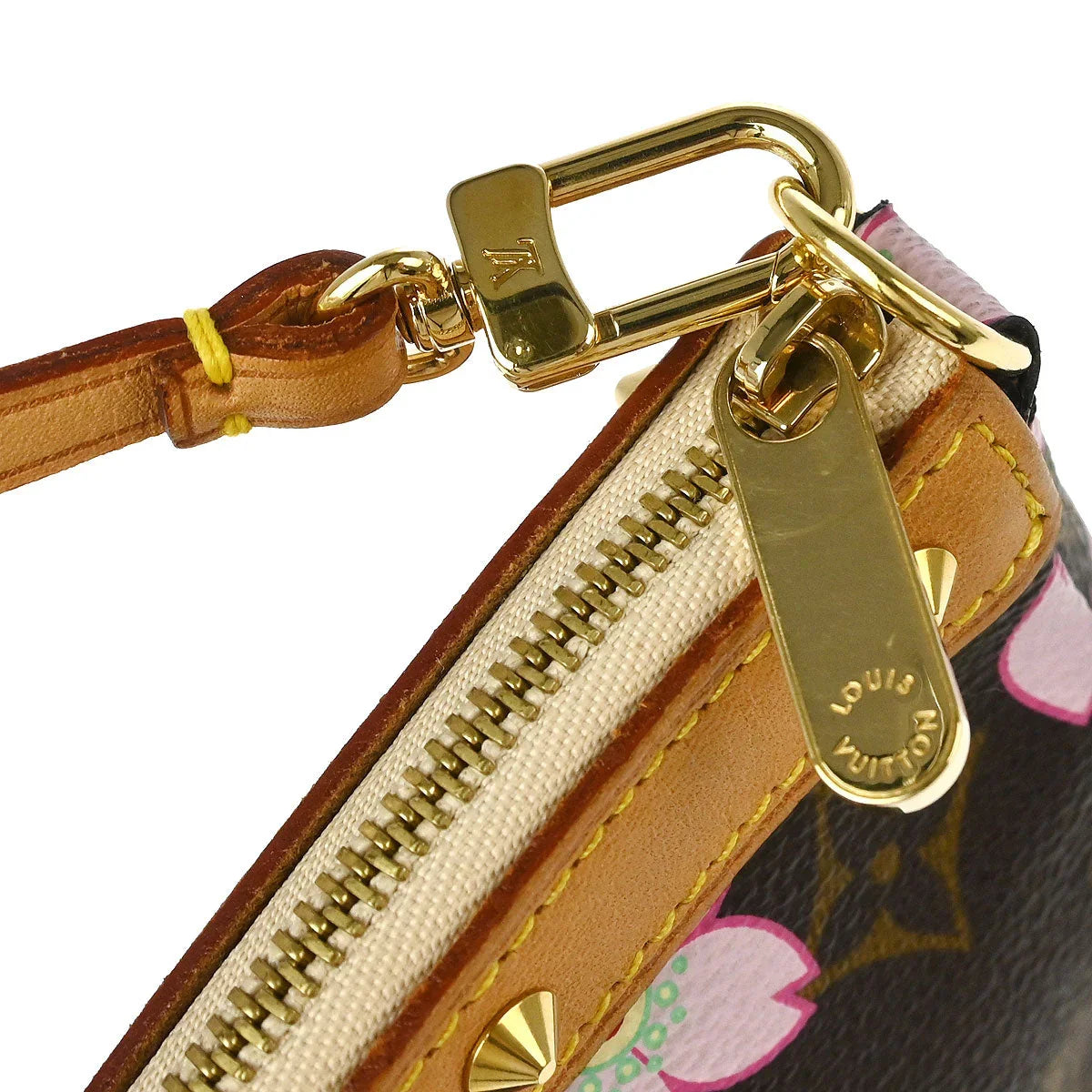 Louis Vuitton 2003 Cherry Blossom Pochette Accessoires Handbag M92006
