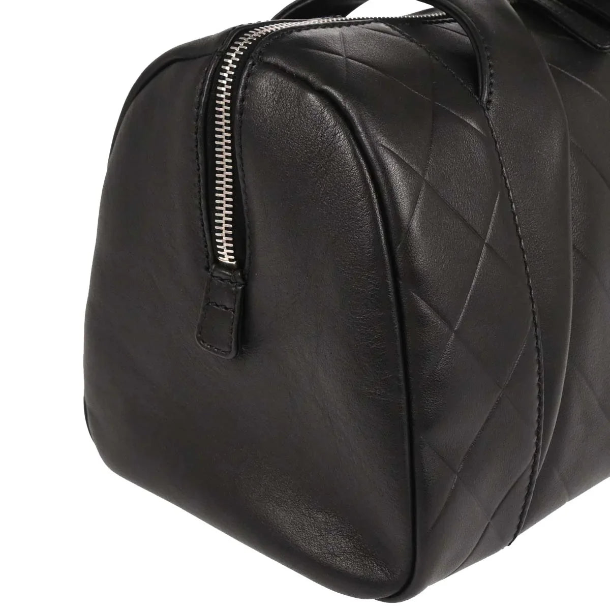 Chanel 2005-2006 Black Lambskin Chevron Handbag