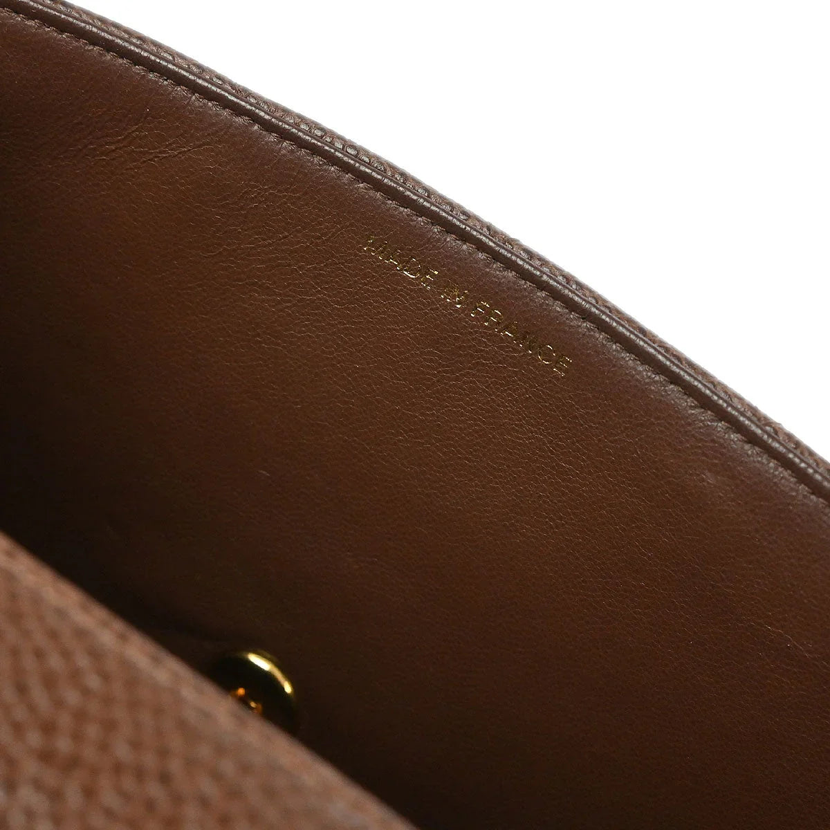 Chanel 1991-1994 Brown Caviar Small Diana Shoulder Bag