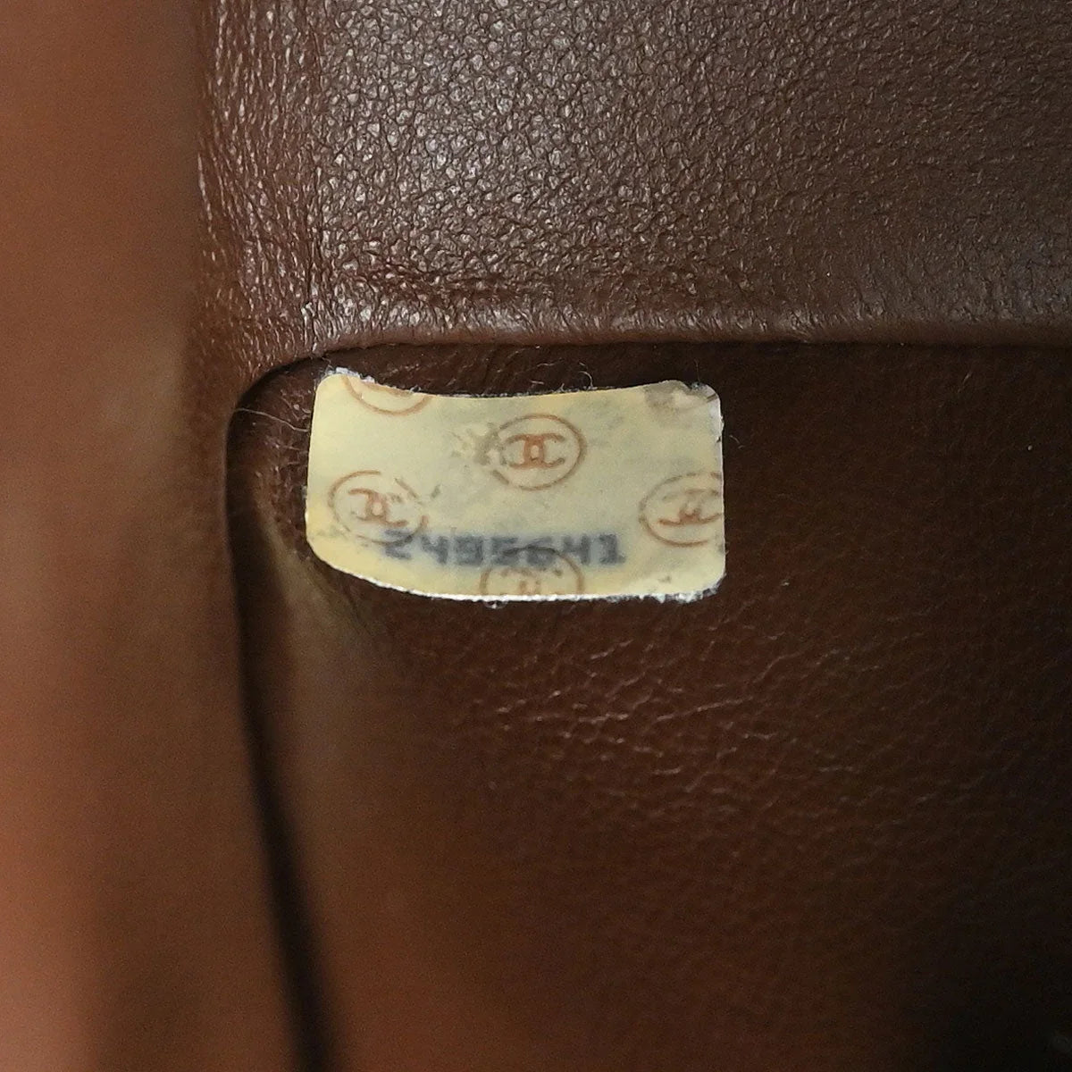 Chanel 1991-1994 Brown Caviar Small Diana Shoulder Bag