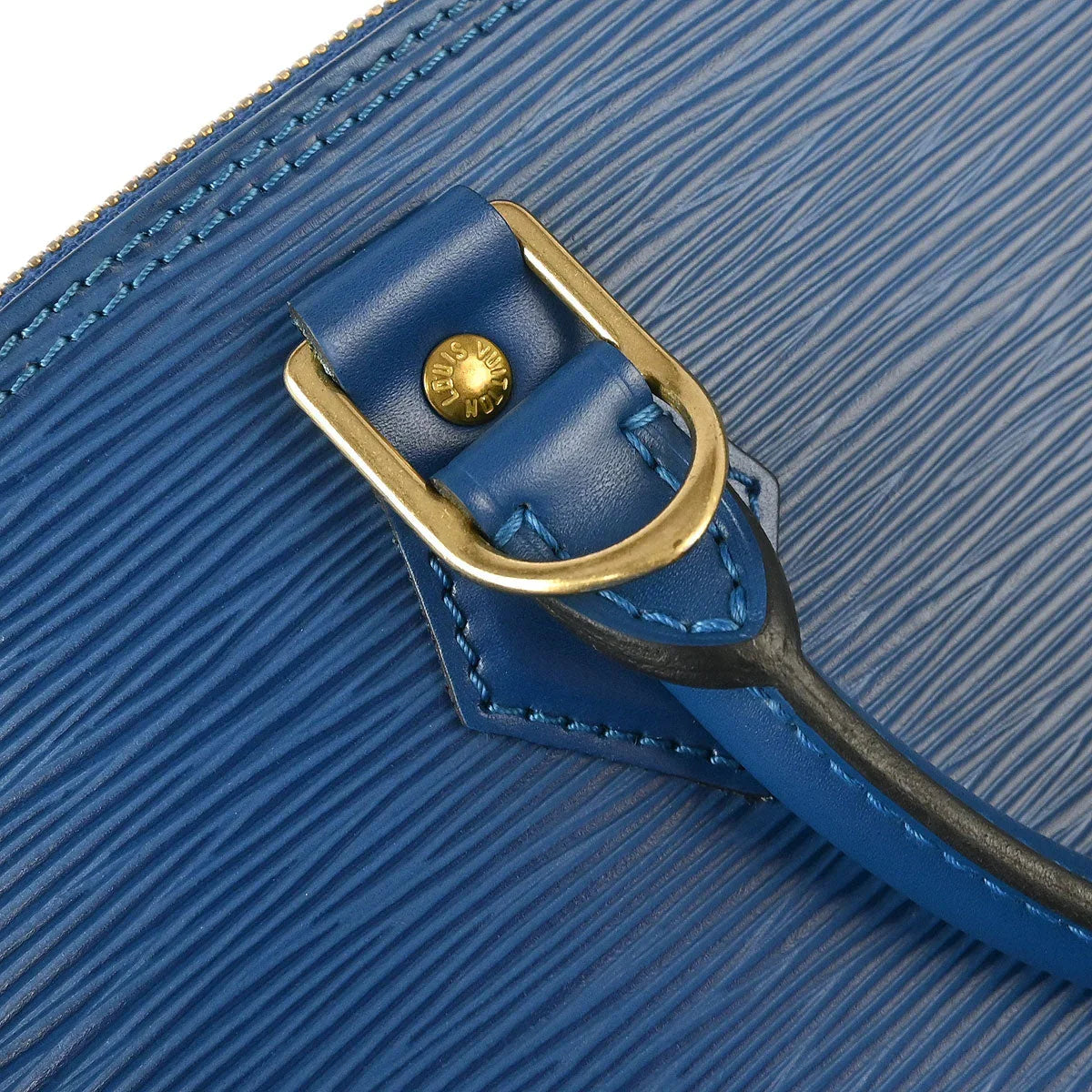 Louis Vuitton 1998 Blue Epi Alma Handbag M52145