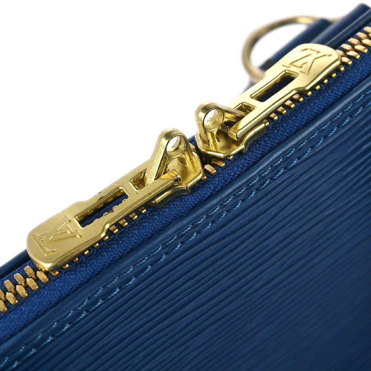 Louis Vuitton 1998 Blue Epi Alma Handbag M52145