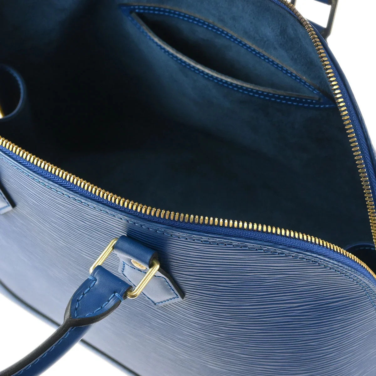 Louis Vuitton 1998 Blue Epi Alma Handbag M52145