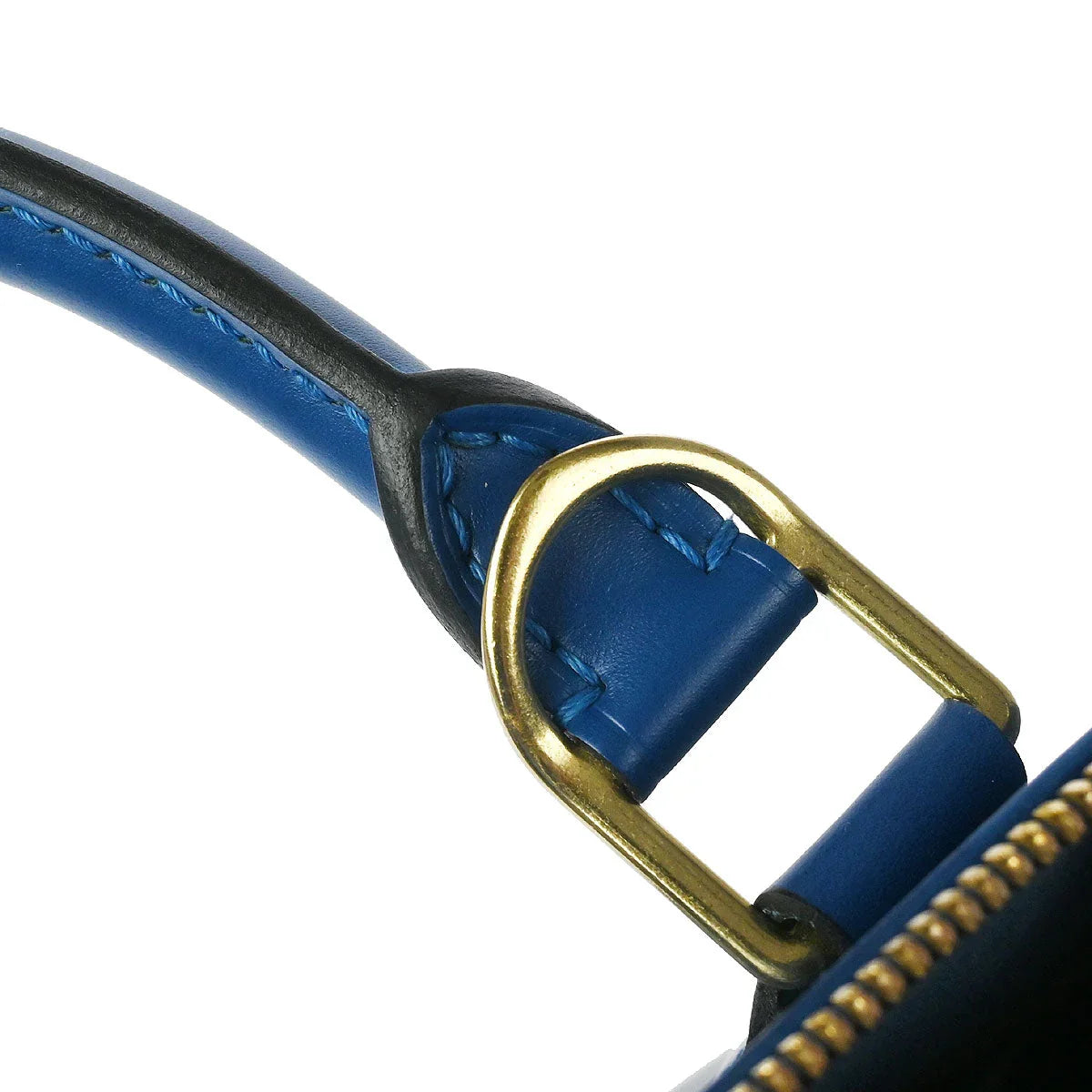 Louis Vuitton 1998 Blue Epi Alma Handbag M52145