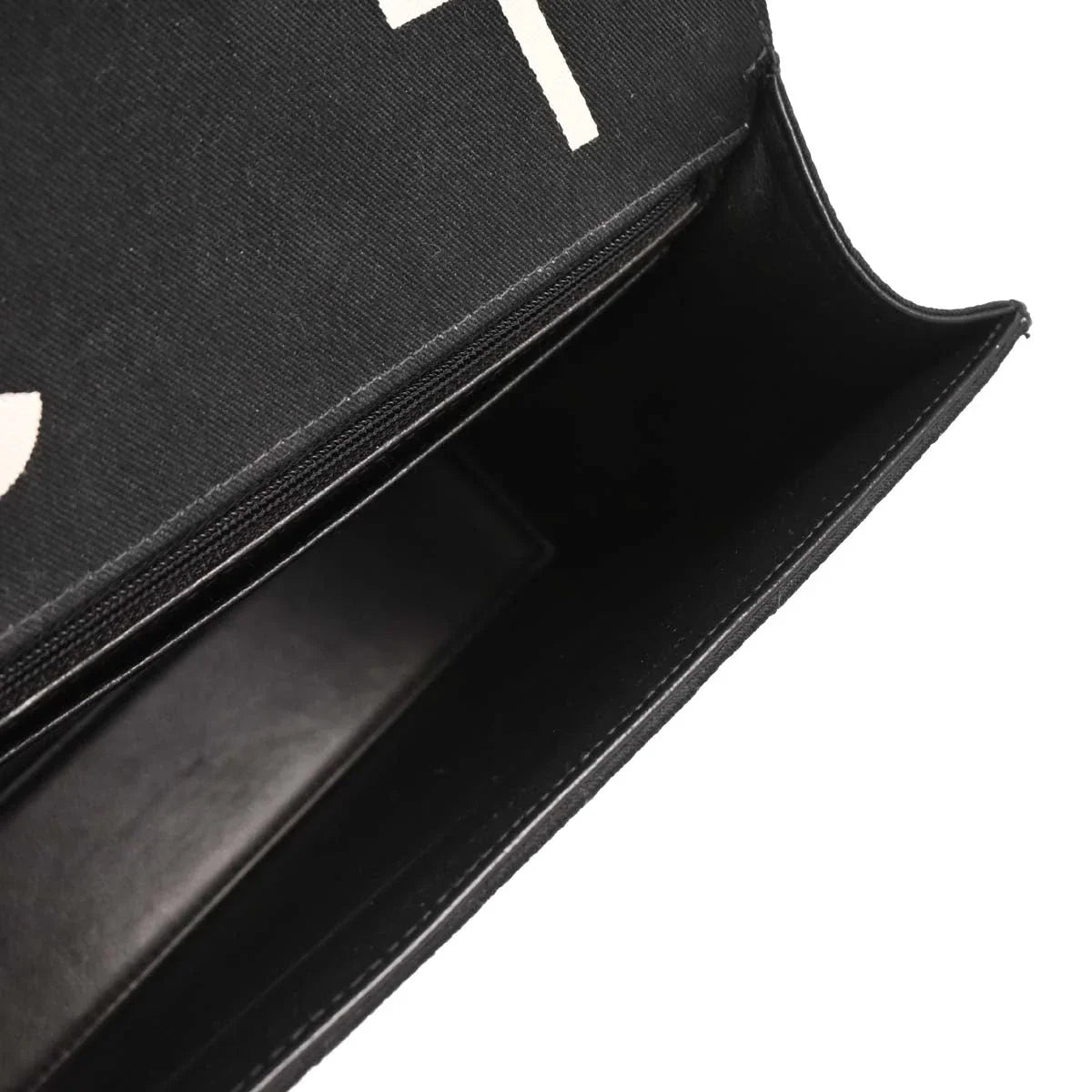 Chanel 1996-1997 Black Canvas Chain Handbag