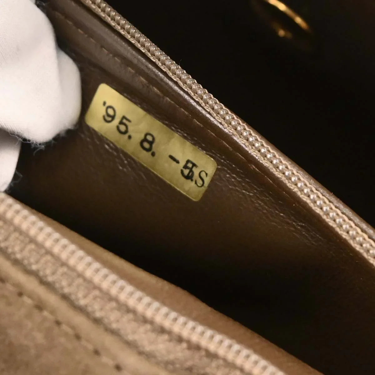 Chanel 1994-1996 Brown Suede Mademoiselle Jumbo Classic Flap Bag