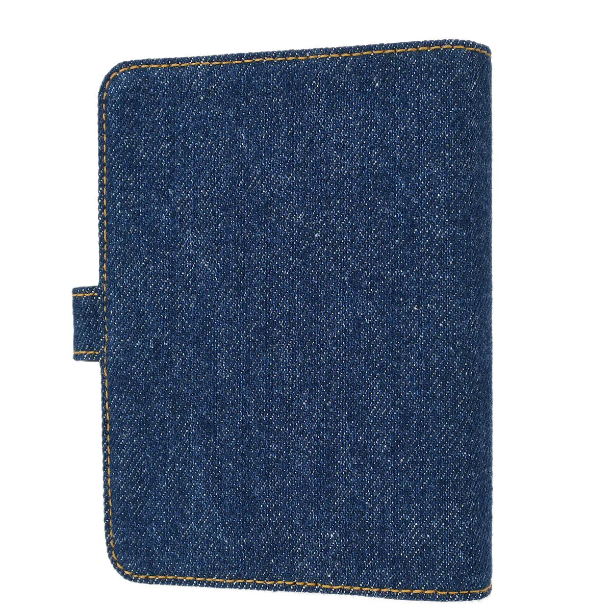 Chanel 1996-1997 Indigo Denim Note Book Cover Small Good