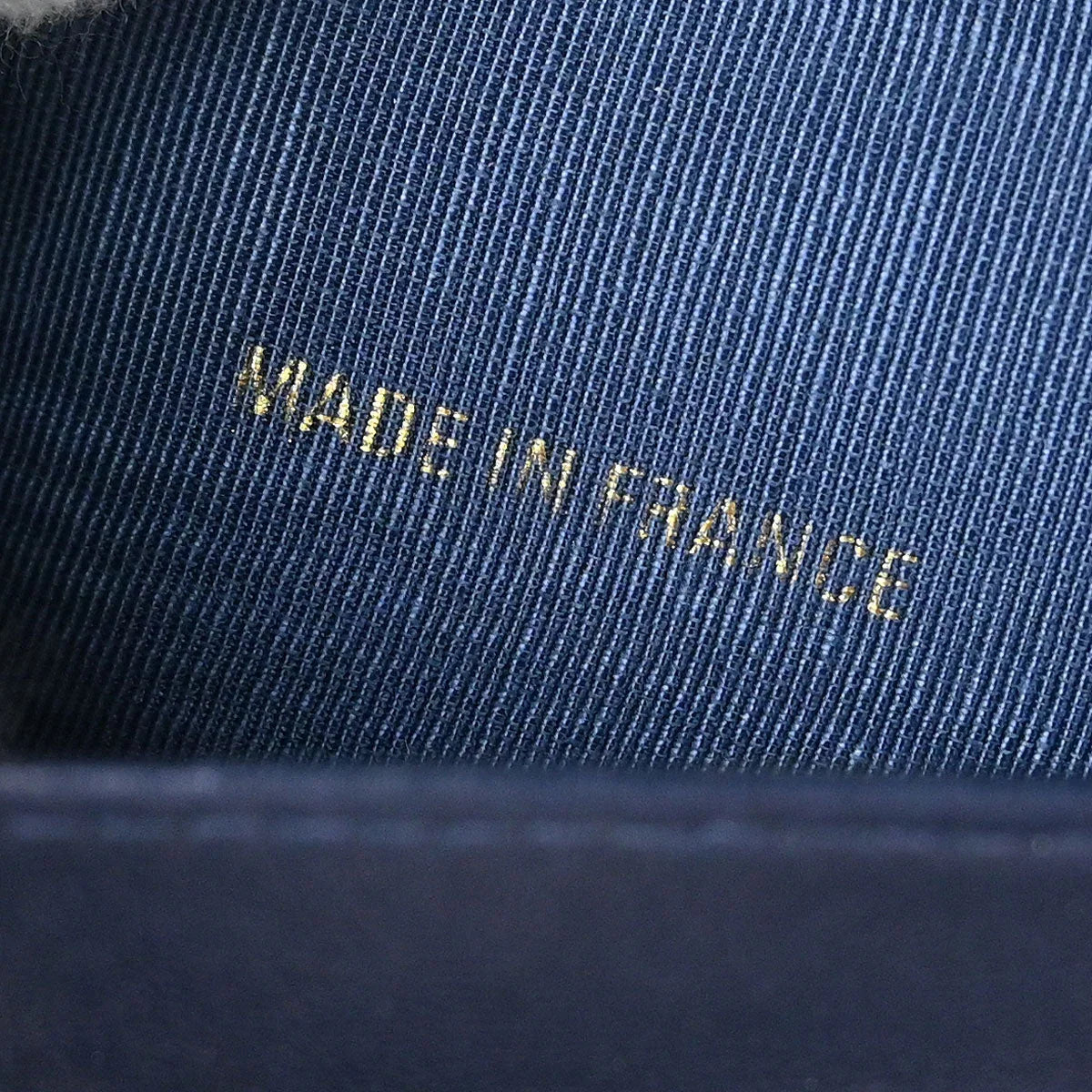 Chanel 1996-1997 Indigo Denim Note Book Cover Small Good