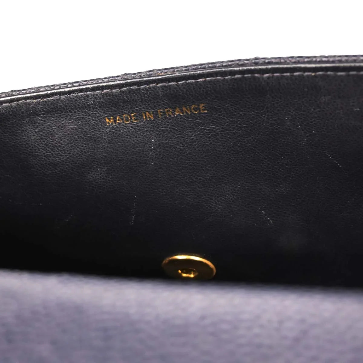 Chanel 1994-1996 Navy Caviar Shoulder Bag