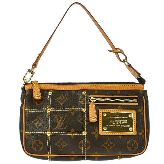 Louis Vuitton 2007 Monogram Rivet Pochette Accessoires Handbag M40141
