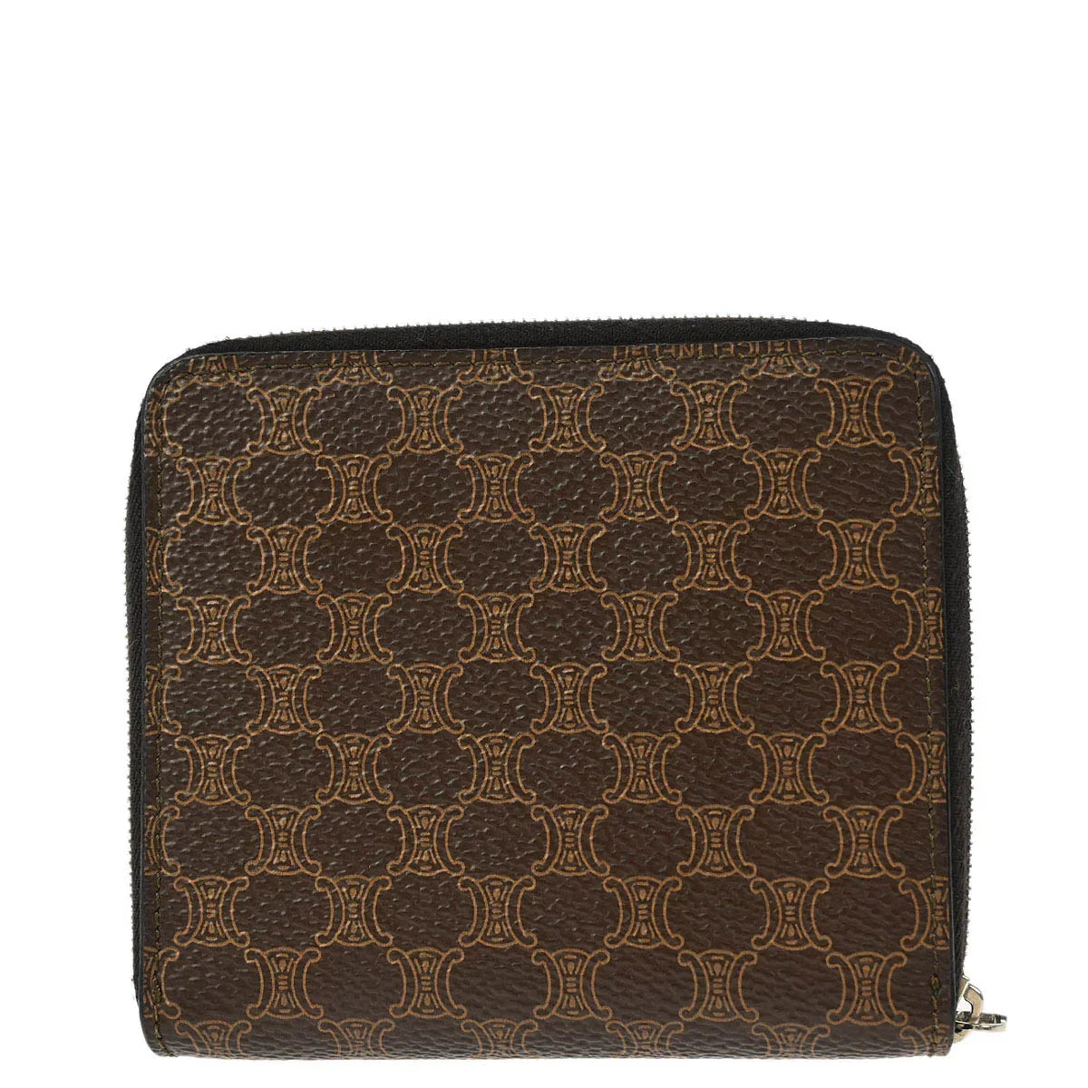 Celine Brown PVC Macadam Wallet Purse