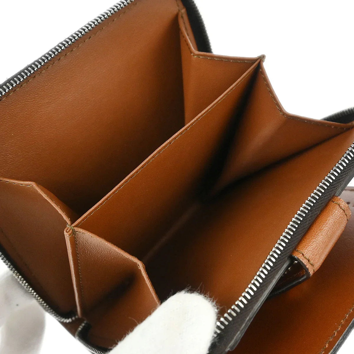 Celine Brown PVC Macadam Wallet Purse