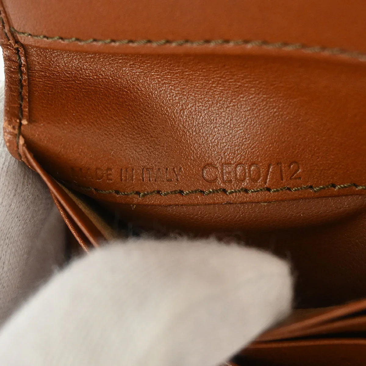 Celine Brown PVC Macadam Wallet Purse