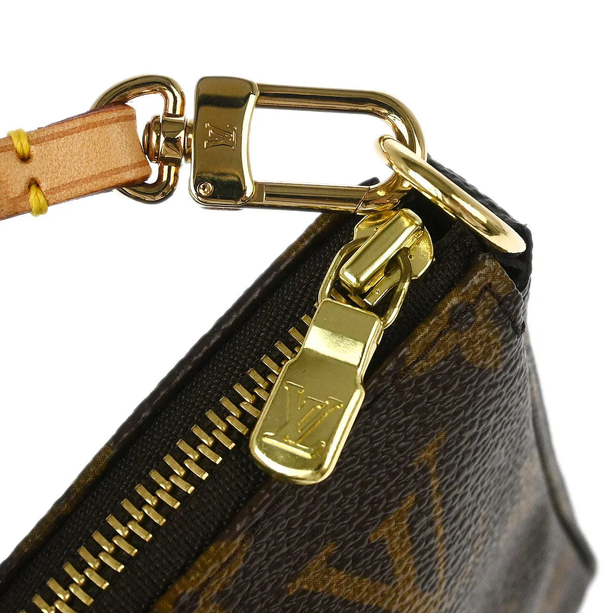 Louis Vuitton 2004 Monogram Panda Pochette Accessoires Handbag M51981