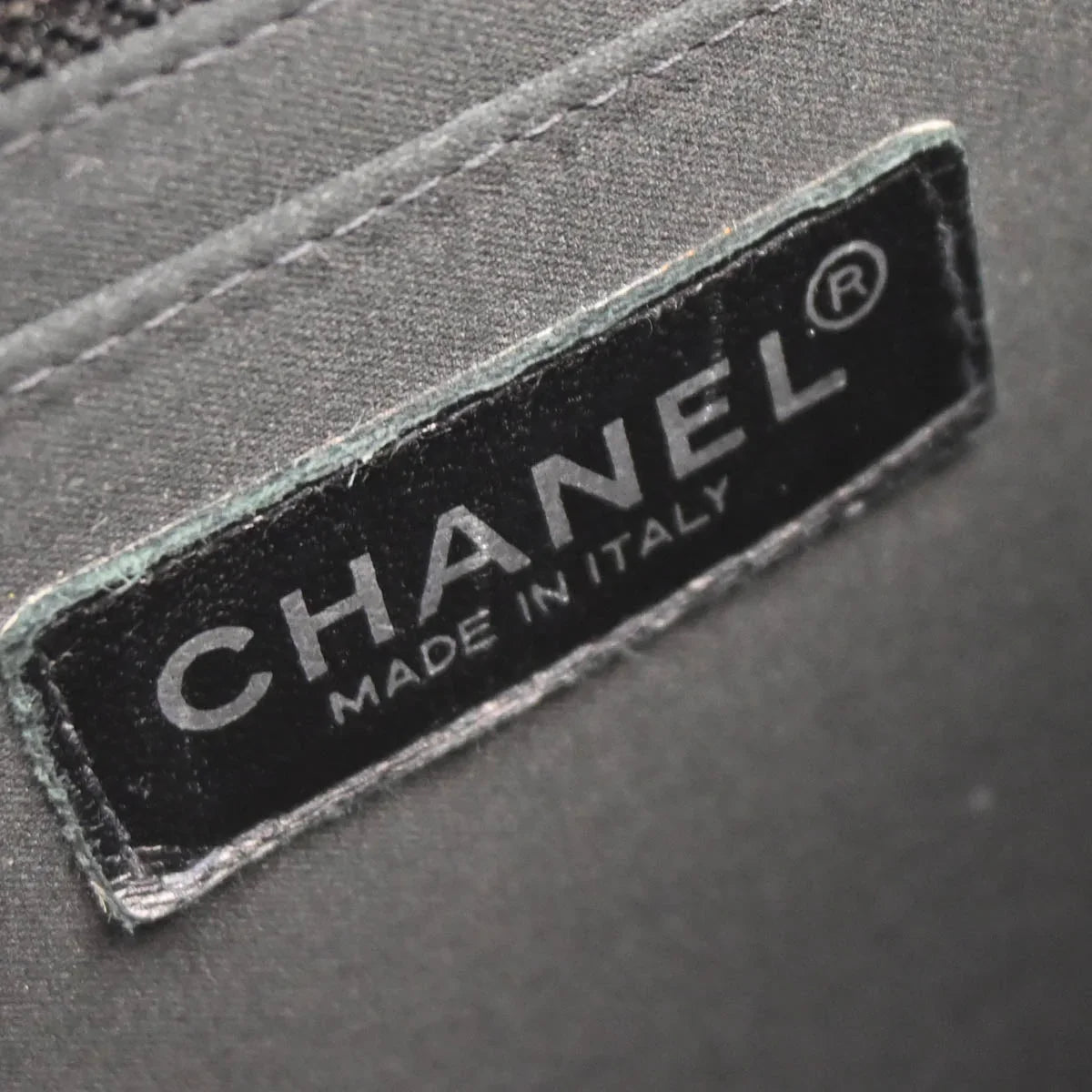 Chanel 2002-2003 Black Nylon Travel Line Single Flap Shoulder Bag
