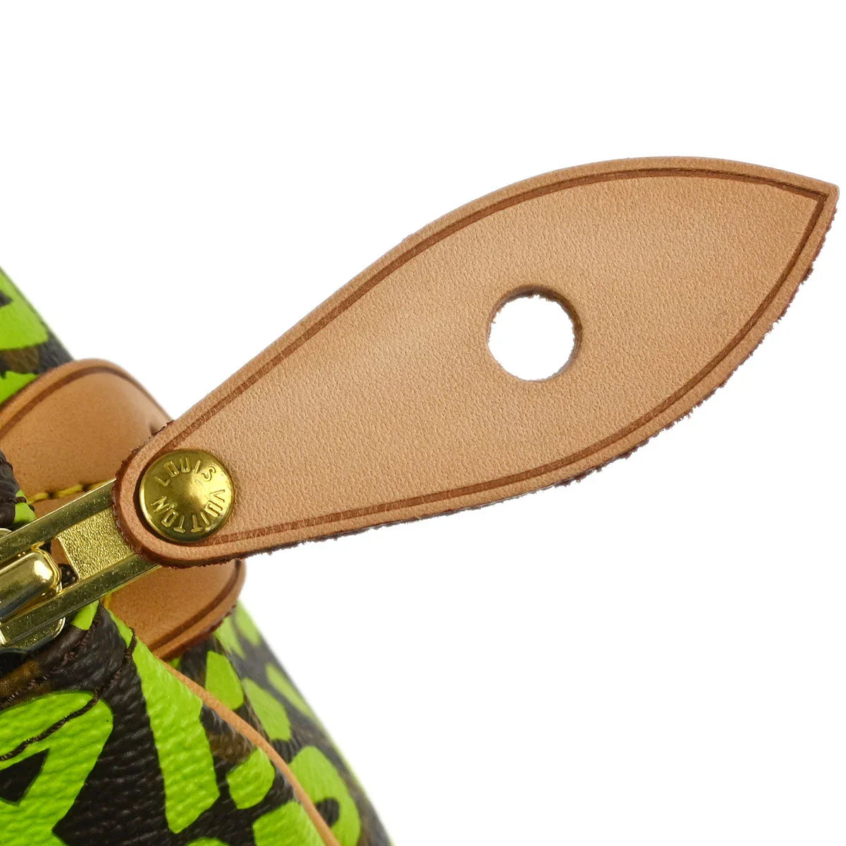 Louis Vuitton 2008 Green Monogram Graffiti Speedy 30 Handbag M93706