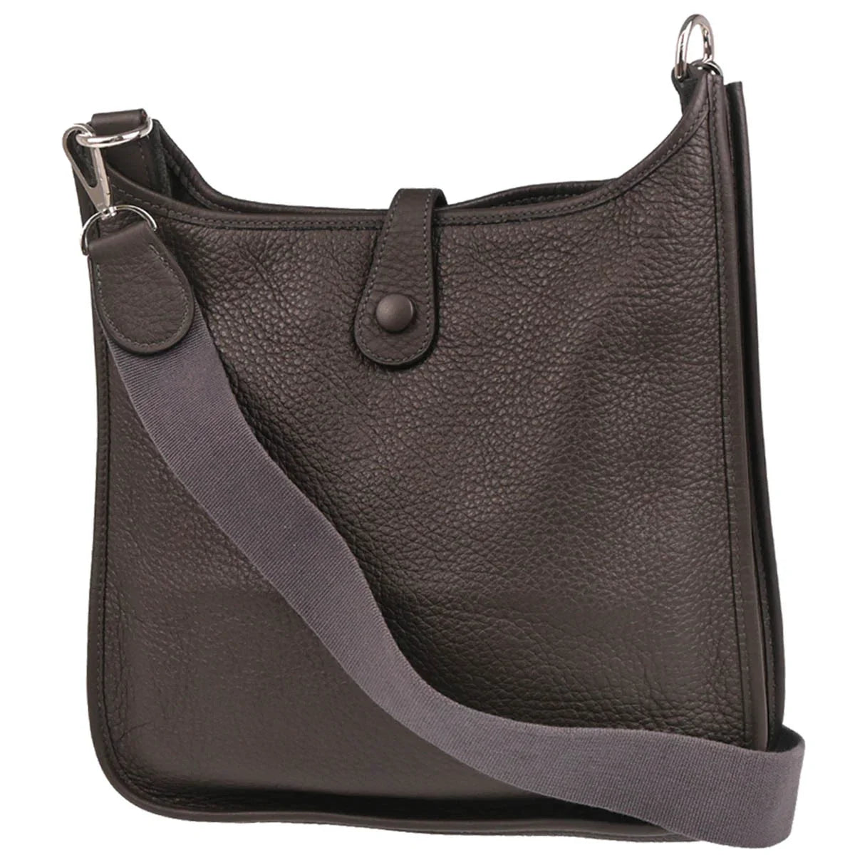 Hermes 2004 Ebene Taurillon Clemence Evelyne 1 PM Shoulder Bag