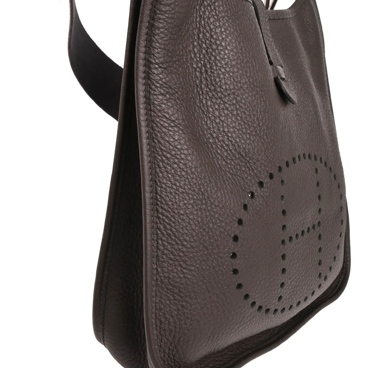 Hermes 2004 Ebene Taurillon Clemence Evelyne 1 PM Shoulder Bag