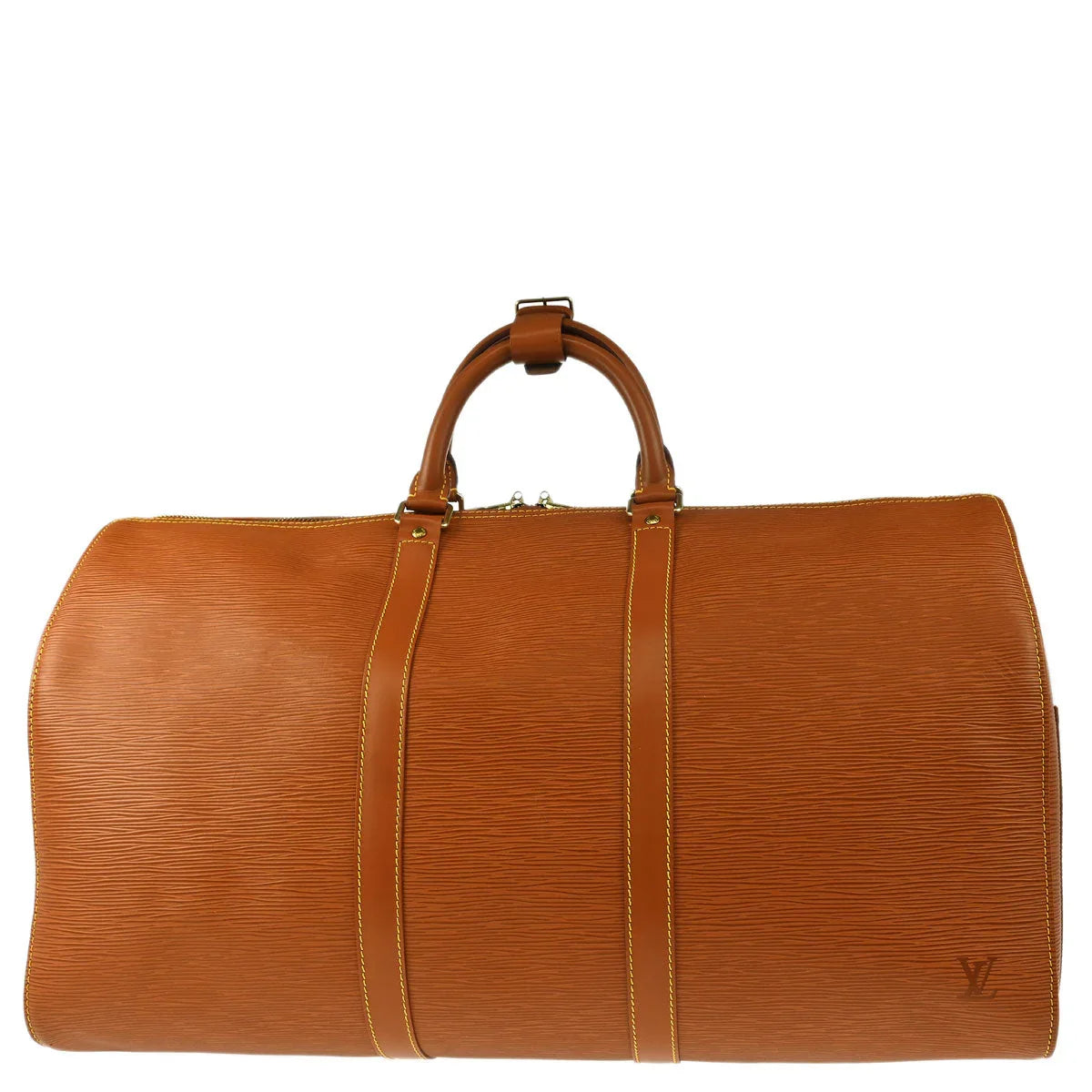 Louis Vuitton 1997 Brown Epi Keepall 50 Travel Handbag M42968