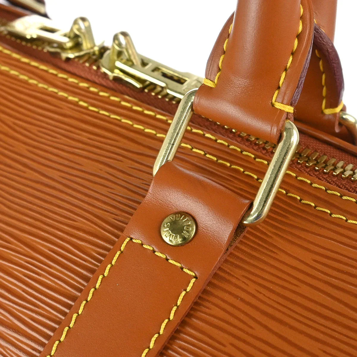 Louis Vuitton 1997 Brown Epi Keepall 50 Travel Handbag M42968
