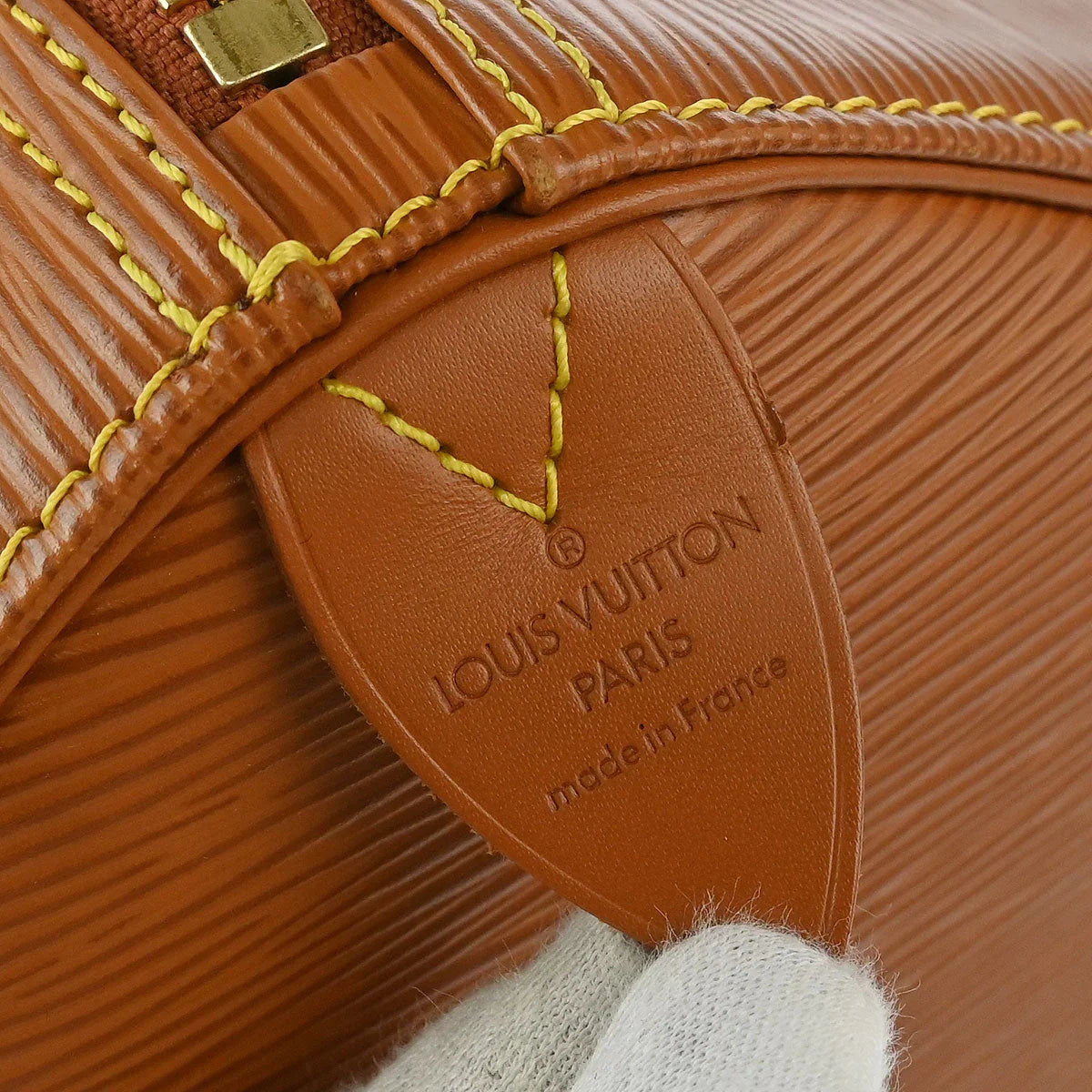 Louis Vuitton 1997 Brown Epi Keepall 50 Travel Handbag M42968