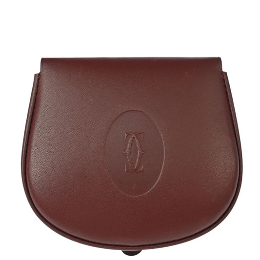 Cartier Must de Cartier Bordeaux Coin Purse Wallet
