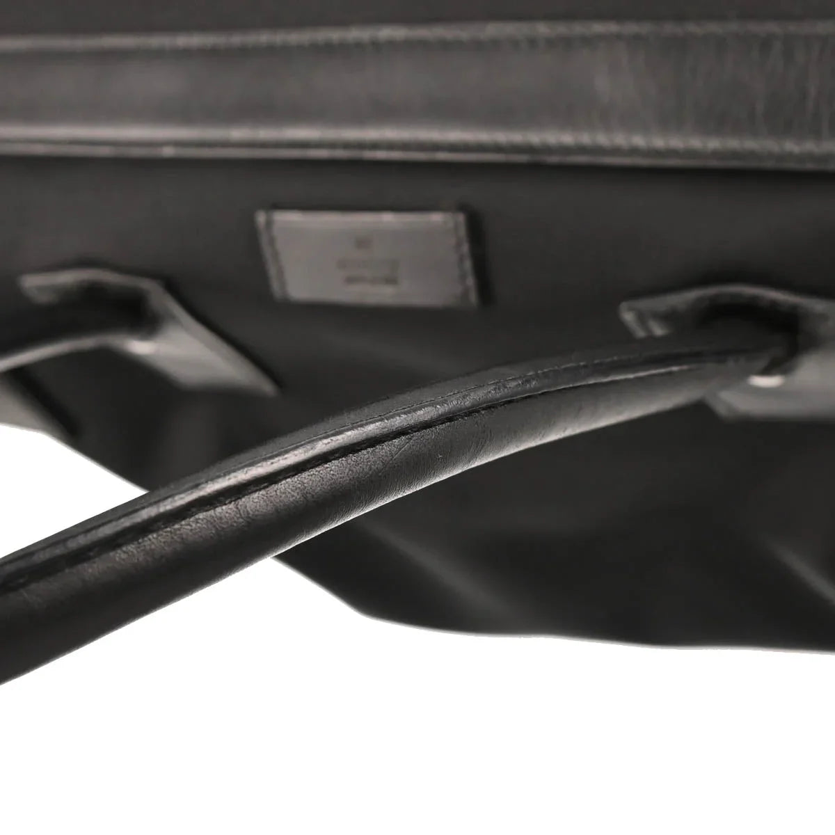 Gucci Black Canvas 2way Duffle Shoulder Handbag