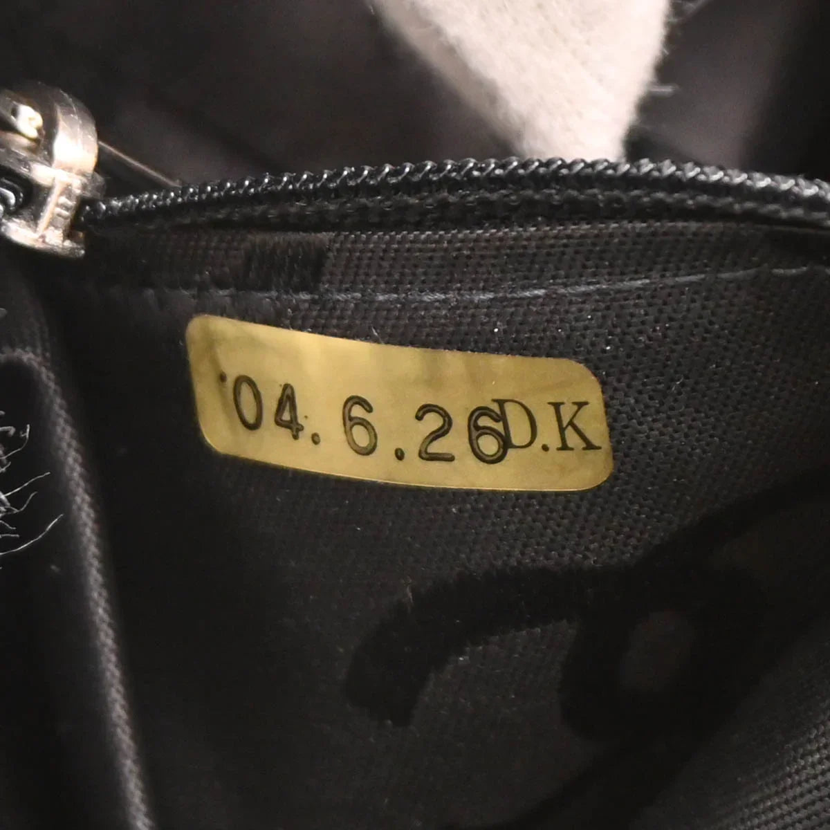 Chanel 2005-2006 Beige Black Calfskin Cambon Ligne Bowling Bag