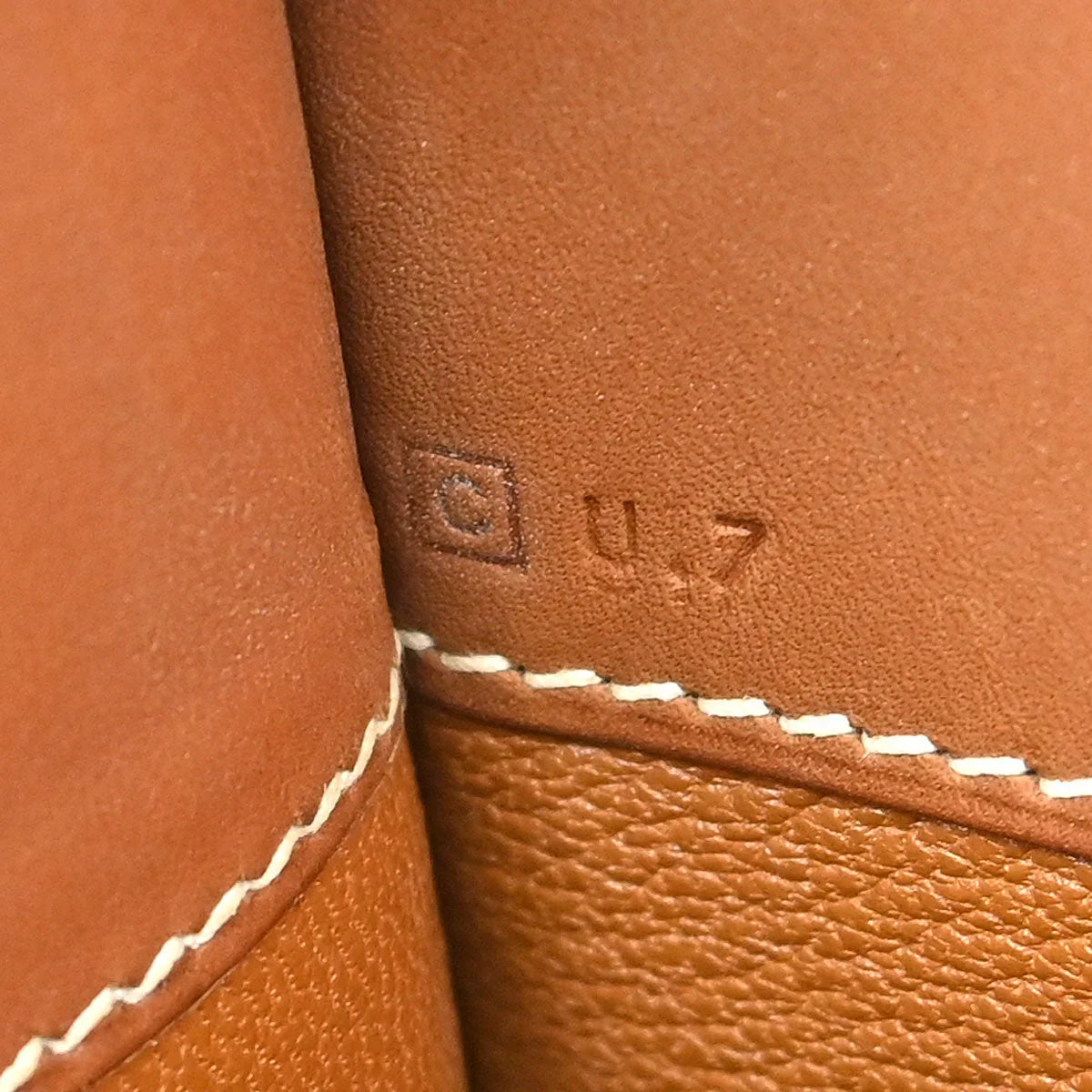Hermes 1999 Natural Vache White Bus GM Tote Bag