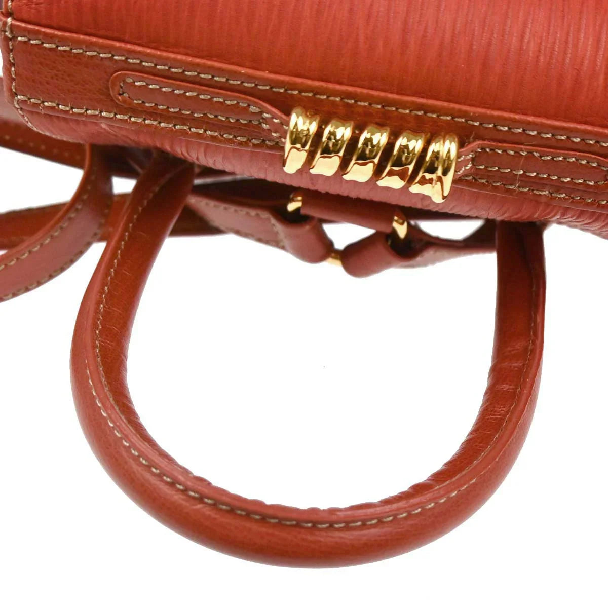 Loewe Vermilion Red Leather Velazquez Backpack