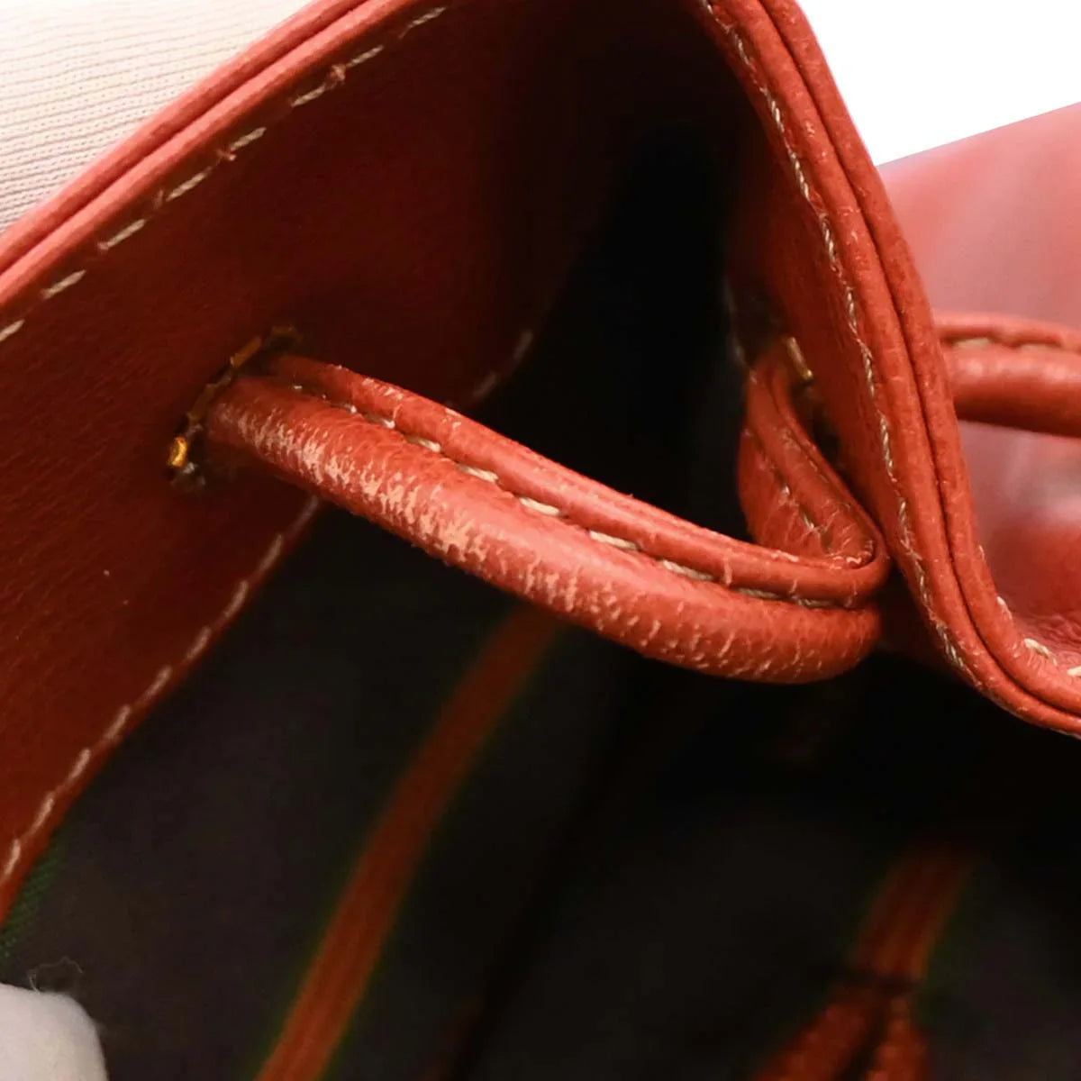 Loewe Vermilion Red Leather Velazquez Backpack