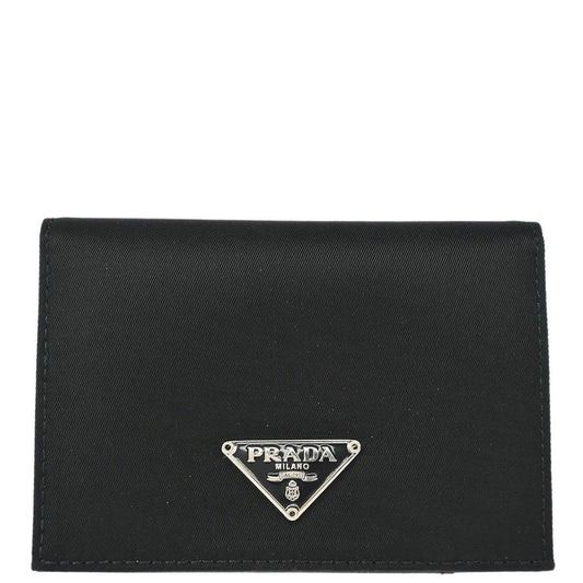 Prada Black Nylon Cardholder Small Good