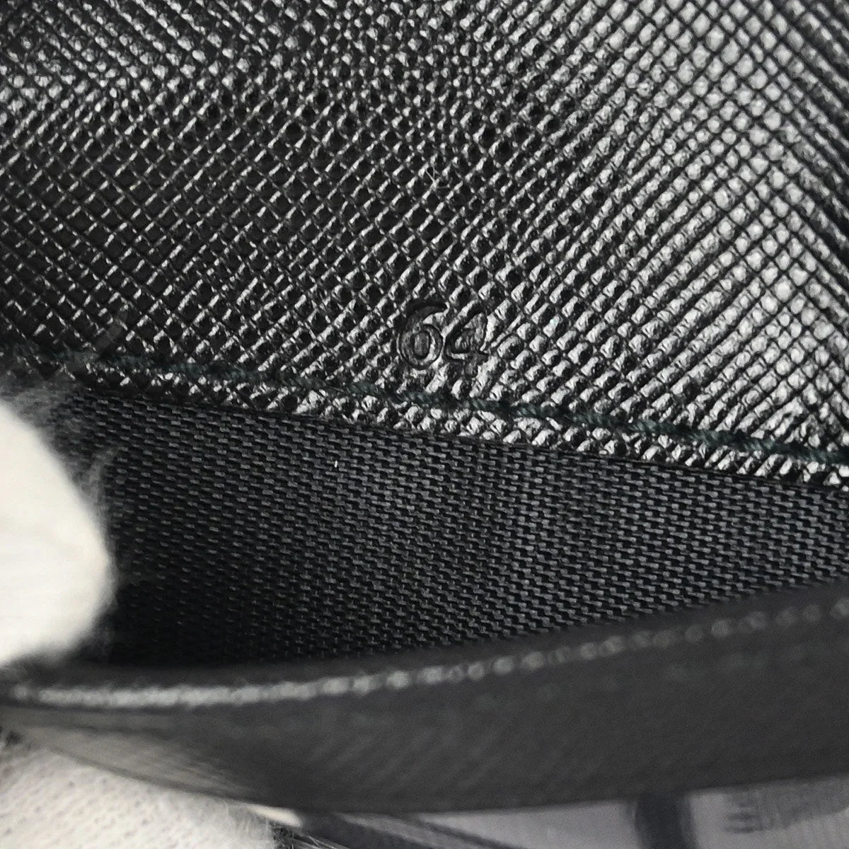Prada Black Nylon Cardholder Small Good