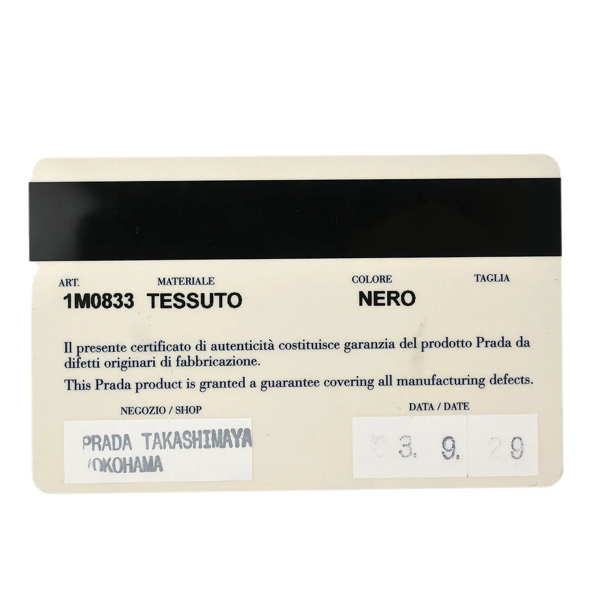 Prada Black Nylon Cardholder Small Good