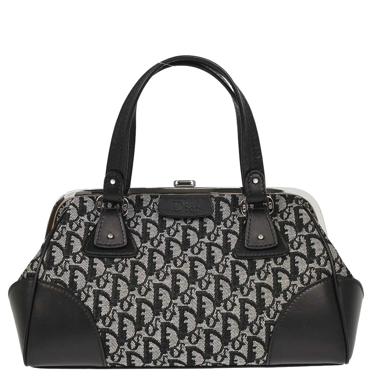 Christian Dior 2005 Black Trotter Handbag