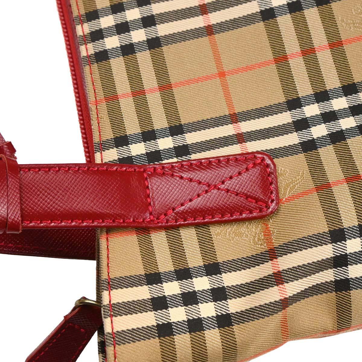 Burberry Beige House Check Tote Handbag