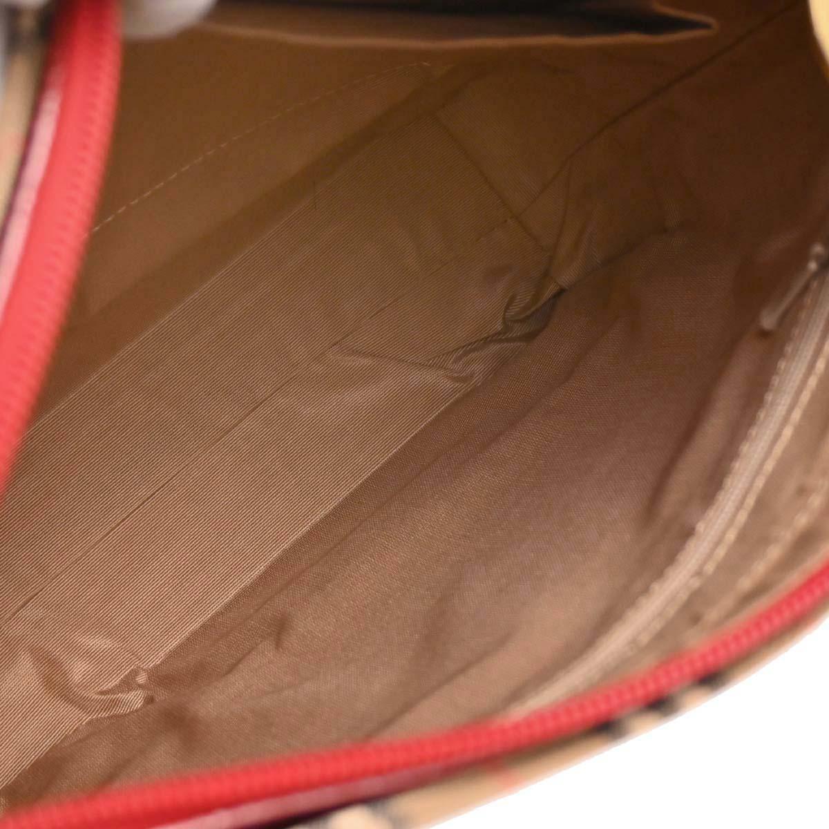 Burberry Beige House Check Tote Handbag
