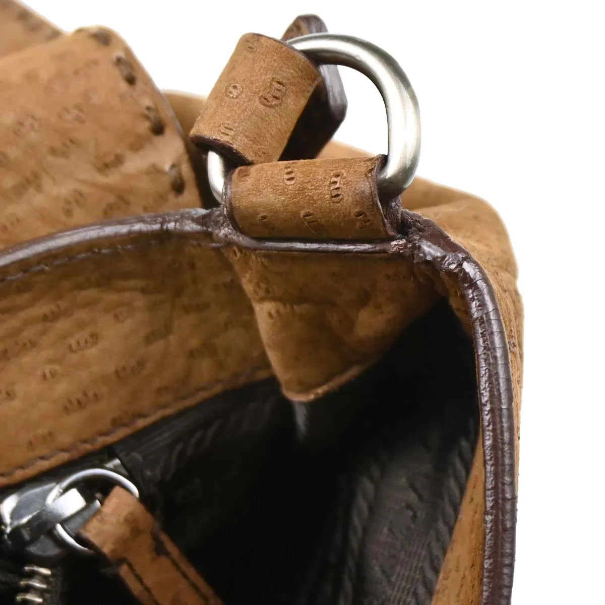 Prada Brown Suede Handbag